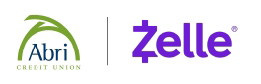 Abri Credit Union & Zelle Logos